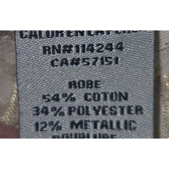 Eliza J Women's Fit & Flare Dress Jacquard Metallic Gold ivory Size 6 - Picture 13 of 13